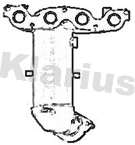 Filtre à particules / à suie, échappement KLARIUS 324073