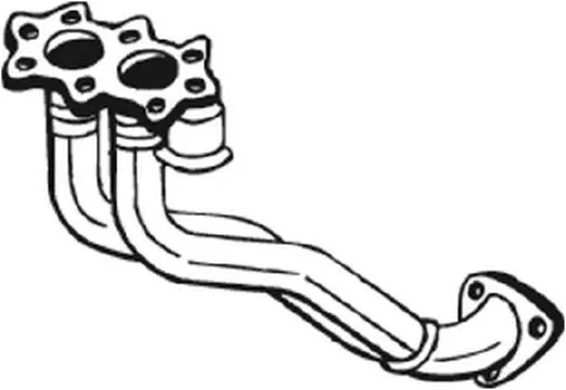 Tuyau d'échappement BOSAL 753-455