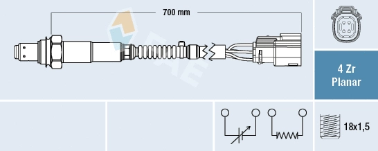 Sonde lambda FAE 77671