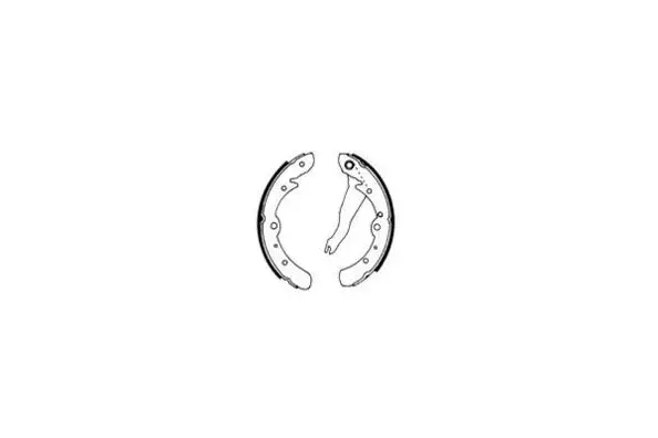 Jeu de mâchoires de frein E.T.F. 09-0261