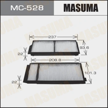 Filtre, air de l'habitacle MASUMA MC-528
