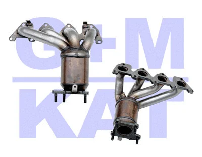 Catalyseur en coude G+M KAT 80 0358