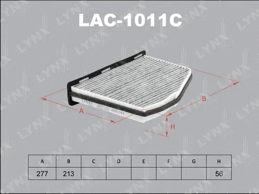 Filtre, air de l'habitacle LYNXAUTO LAC-1011C