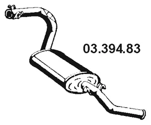 Silencieux arrière EBERSPÄCHER 03.394.83