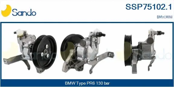 Pompe hydraulique, direction SANDO SSP75102.1