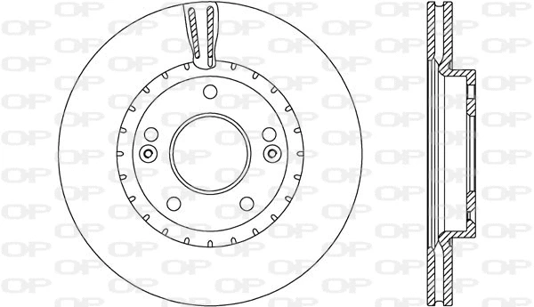 Disque de frein OPEN PARTS BDA2603.20
