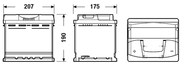 Batterie de démarrage CENTRA CB501