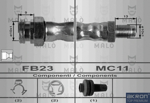 Flexible de frein AKRON-MALÒ 8433