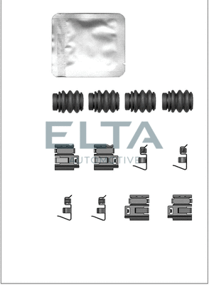 Kit d'accessoires, plaquette de frein à disque ELTA AUTOMOTIVE EA8923