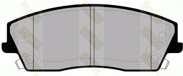 Kit de plaquettes de frein, frein à disque Brake ENGINEERING PA1710