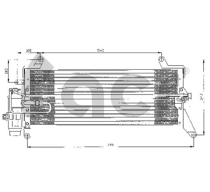 Condenseur, climatisation ACR 300291