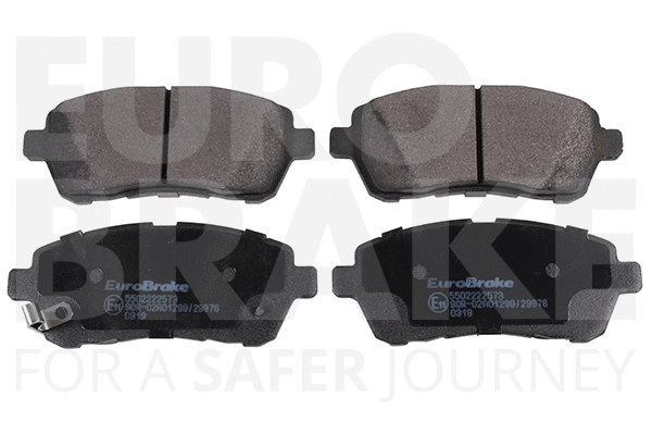 Kit de plaquettes de frein, frein à disque EUROBRAKE 5502222573