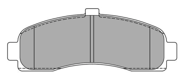 Kit de plaquettes de frein, frein à disque FREMAX FBP-0921