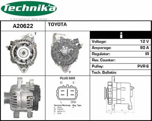 Alternateur Technika A20622