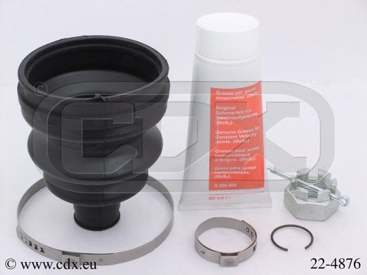 Jeu de joints-soufflets, arbre de commande CDX 22-4876