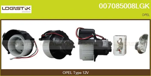 Pulseur d'air habitacle LGK 007085008LGK