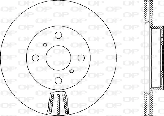 Disque de frein OPEN PARTS BDR1877.20