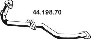 Tuyau d'échappement EBERSPÄCHER 44.198.70