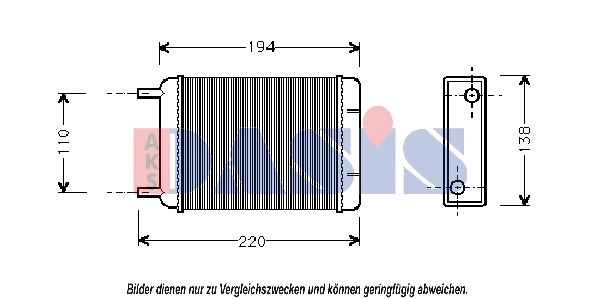 Système de chauffage AKS DASIS 029140N