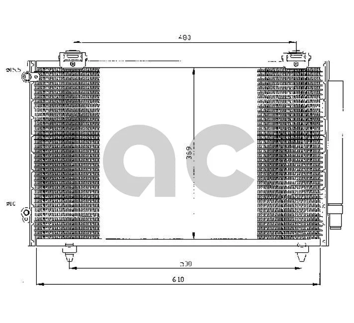 Condenseur, climatisation ACR 300479