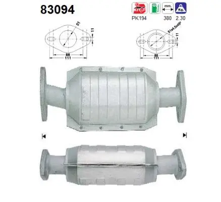 Catalyseur AS 83094