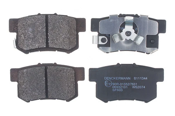 Kit de plaquettes de frein, frein à disque DENCKERMANN B111344