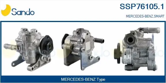 Pompe hydraulique, direction SANDO SSP76105.1
