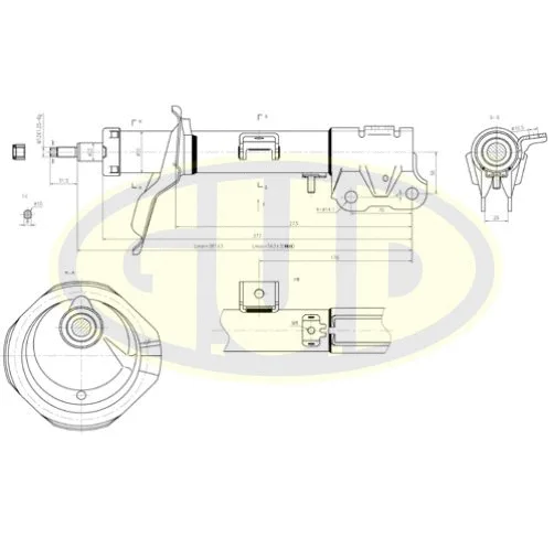 Amortisseur G.U.D. GSA339080