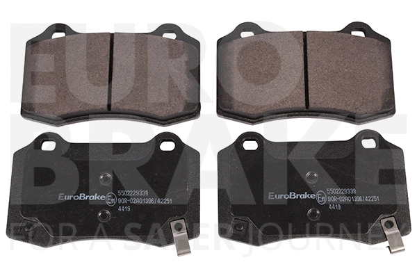 Kit de plaquettes de frein, frein à disque EUROBRAKE 5502229339