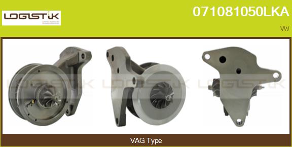 Groupe carter, turbocompresseur LGK 071081050LKA