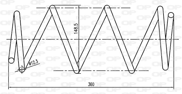 Ressort de suspension OPEN PARTS CSR9151.00
