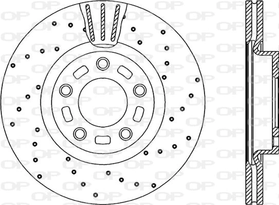 Disque de frein OPEN PARTS BDRS2156.25