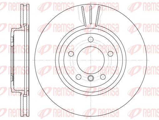 Disque de frein REMSA 6598.10