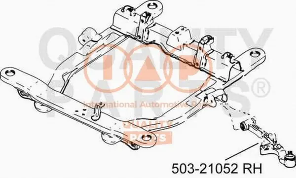 Bras de liaison, suspension de roue IAP QUALITY PARTS 503-21052