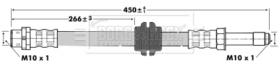 Flexible de frein BORG & BECK BBH6762