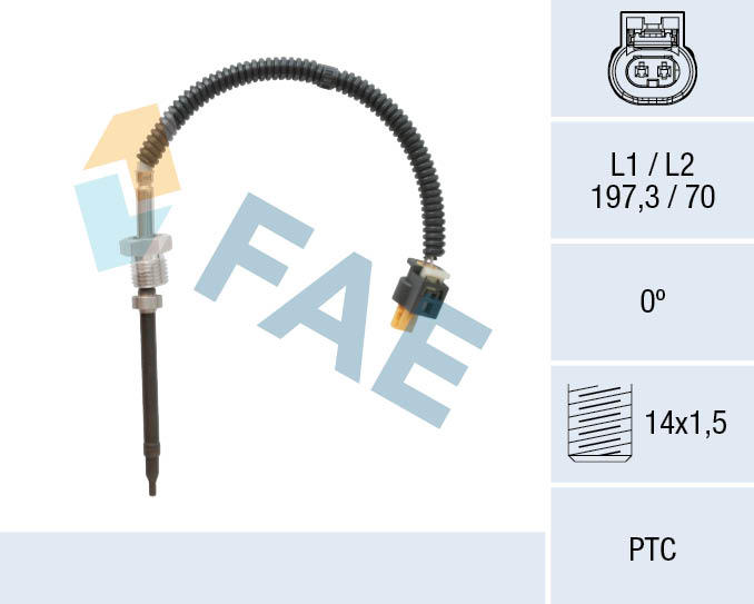 Capteur, température des gaz FAE 68043