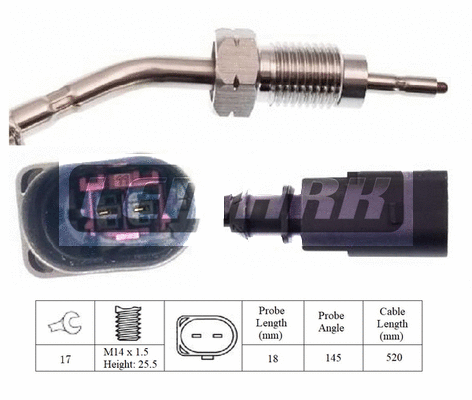 Capteur, température des gaz LEMARK LXT294