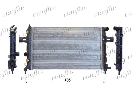 Radiateur, refroidissement du moteur FRIGAIR 0107.3086