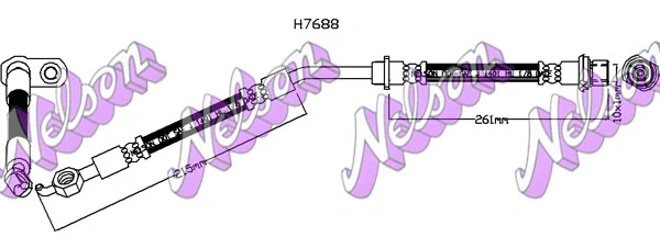 Flexible de frein KAWE H7688