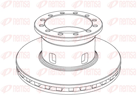Disque de frein REMSA NCA1020.20