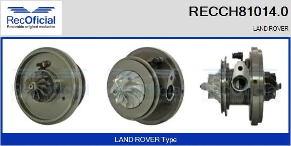 Groupe carter, turbocompresseur RECOFICIAL RECCH81014.0