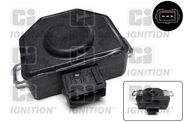 Capteur, position du papillon QUINTON HAZELL XPOT412