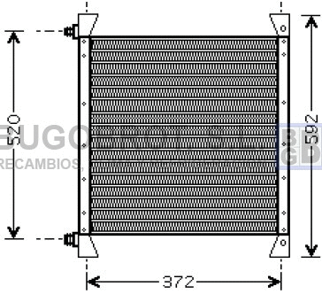 Condenseur, climatisation BUGOBROT 62-VL5029