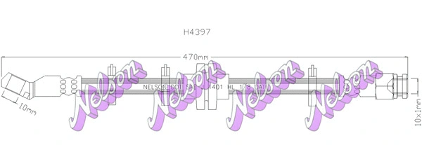 Flexible de frein KAWE H4397