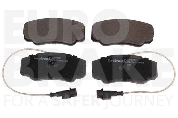 Kit de plaquettes de frein, frein à disque EUROBRAKE 5502222267