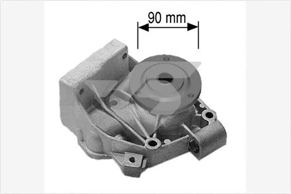 Pompe à eau, refroidissement du moteur HUTCHINSON WP118