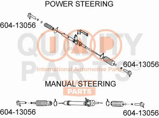 Rotule de barre de connexion IAP QUALITY PARTS 604-13056