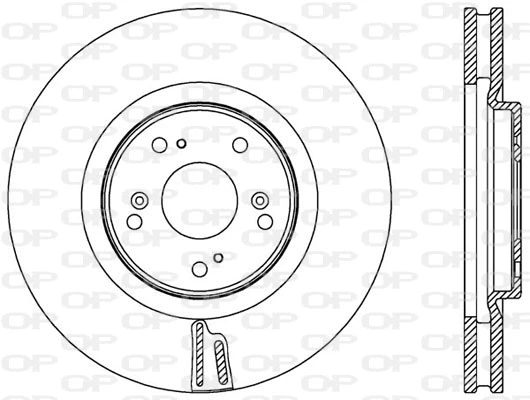 Disque de frein OPEN PARTS BDR2555.20
