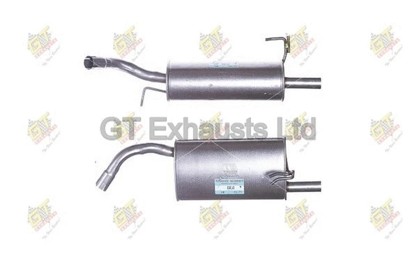 Silencieux arrière GT Exhausts GCL303