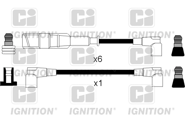 Kit de câbles d'allumage QUINTON HAZELL XC462